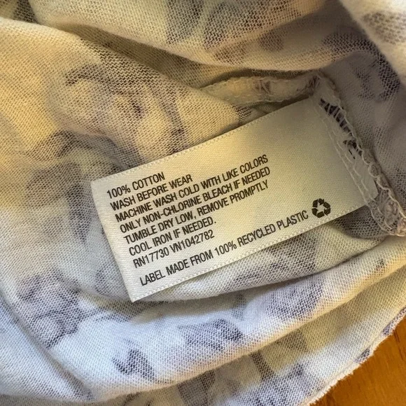 Adidas purple floral cotton cropped tee size medium - Picture 4 of 6